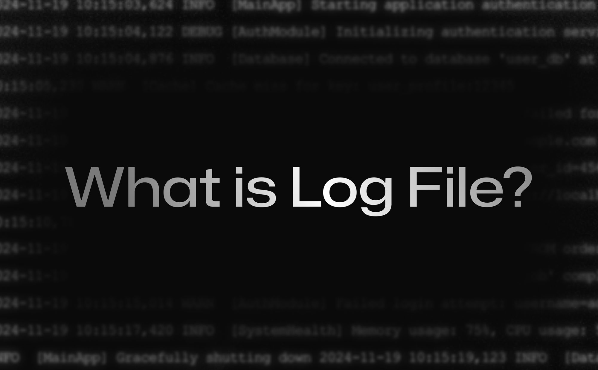 log file