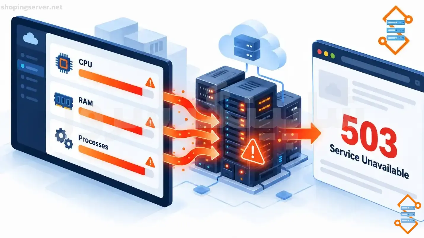 ارتباط خطای ۵۰۳ با منابع هاست چیست؟